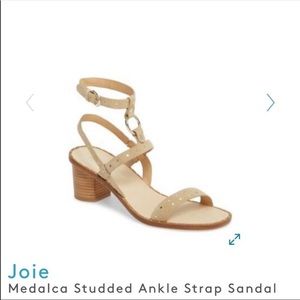 Joie medalca studded suede sandals